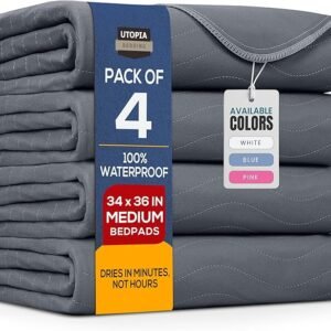 Bedding Washable Under pads 34" x 36" (Pack of 4)