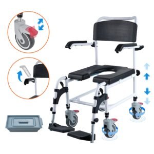 Shower Commode Wheelchair